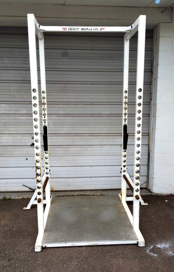 Body Masters Power Rack w/Platform & Plate Storage‏ - Fitness Equipment ...