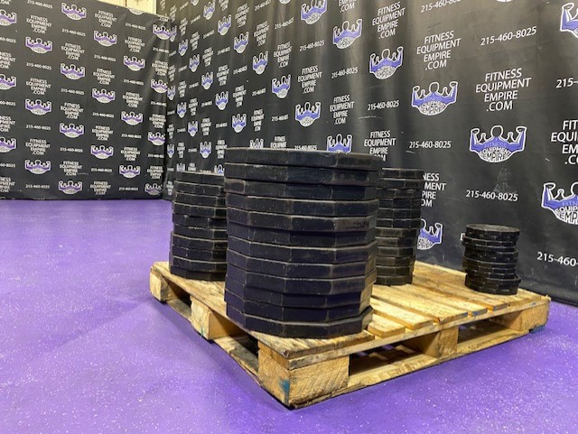 VTX 10 x 45 lb Olympic Cast Iron Grip Plates Only Set – Gym Gear