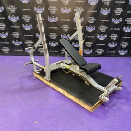 Hoist CF 2179B Flat, Decline, Incline Adjustable Olympic 3 Way Bench & Dumbbell Bench w/Spotter Stand Combo