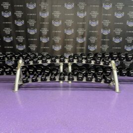 Troy 5-100 Urethane Dumbbell Set w Doubles & 3x Racks